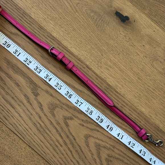 Coach Adjustable Long Purse Strap - Pink & Gold - EUC - Picture 4 of 7